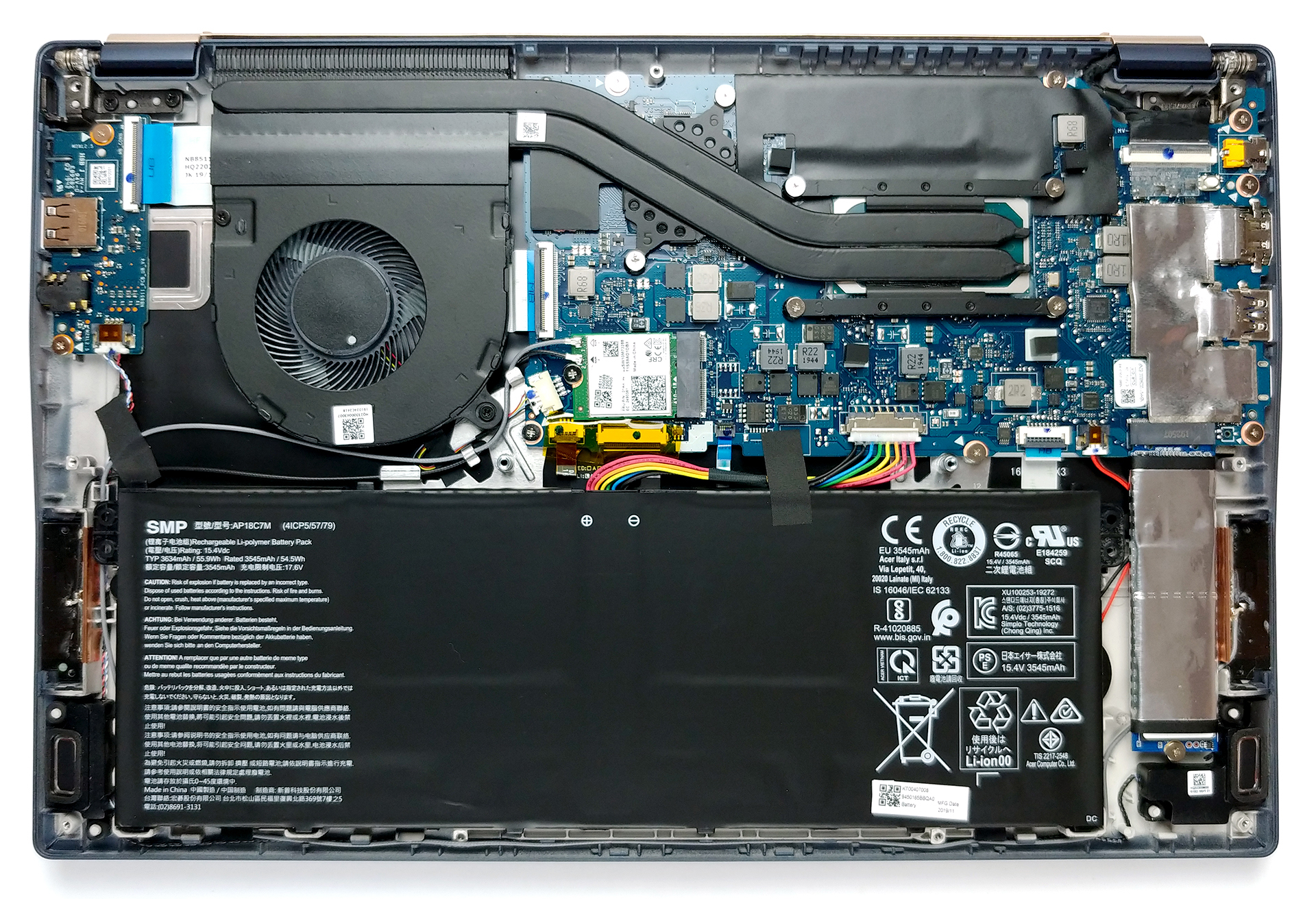 How to replace and fix ACER SF514-54 SF514-54GT 40pin 0.5mm LED HQ21310353000 LCD Cable (Acer Swift 5 Pro (SF514-54GT))